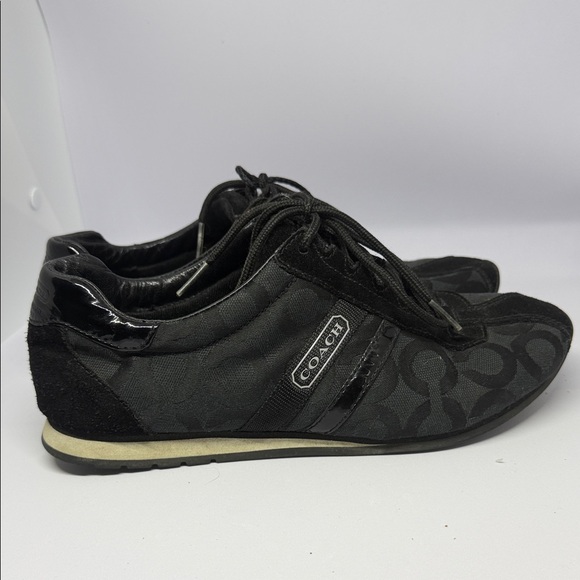 Coach Kathleen signature Black Patterned Sneakers - Picture 4 of 7